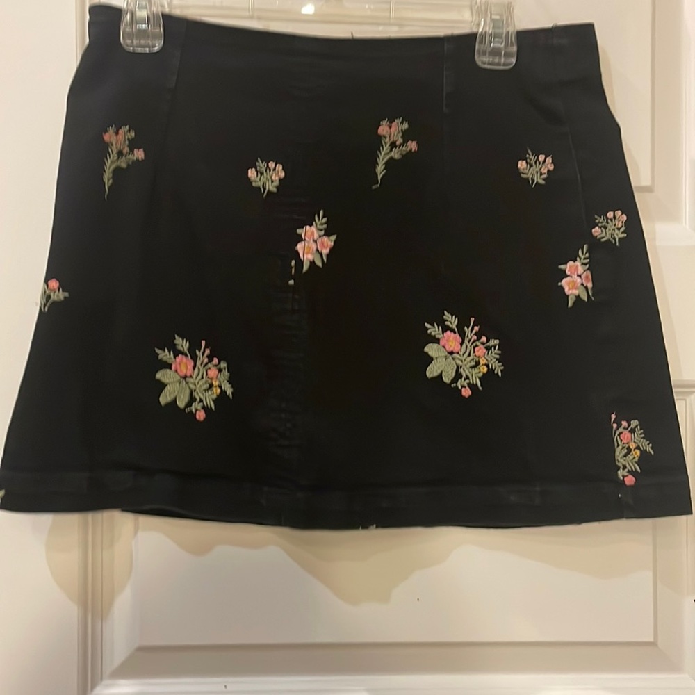 Beautiful Floral Embroidered Skirt